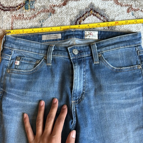 AG Adriano Goldschmied jeans the midi ankle mid-rise legging ankle size 27 - Picture 5 of 16